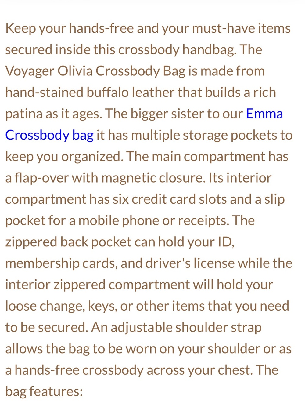 Jack Georges OLIVIA CROSSBODY BAG #7218 - Picture 10 of 11